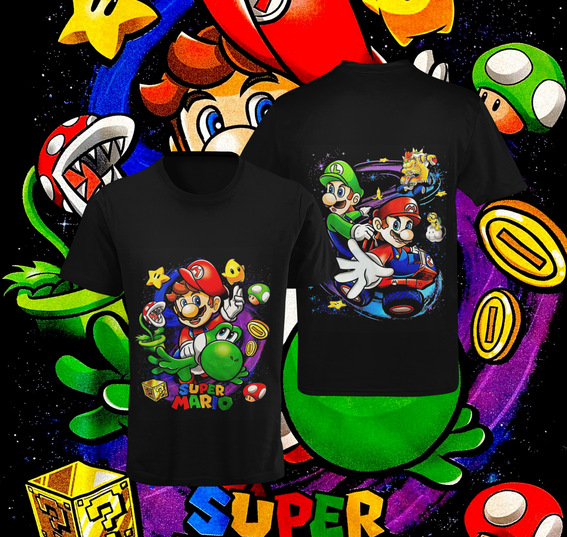 Polera Super Mario