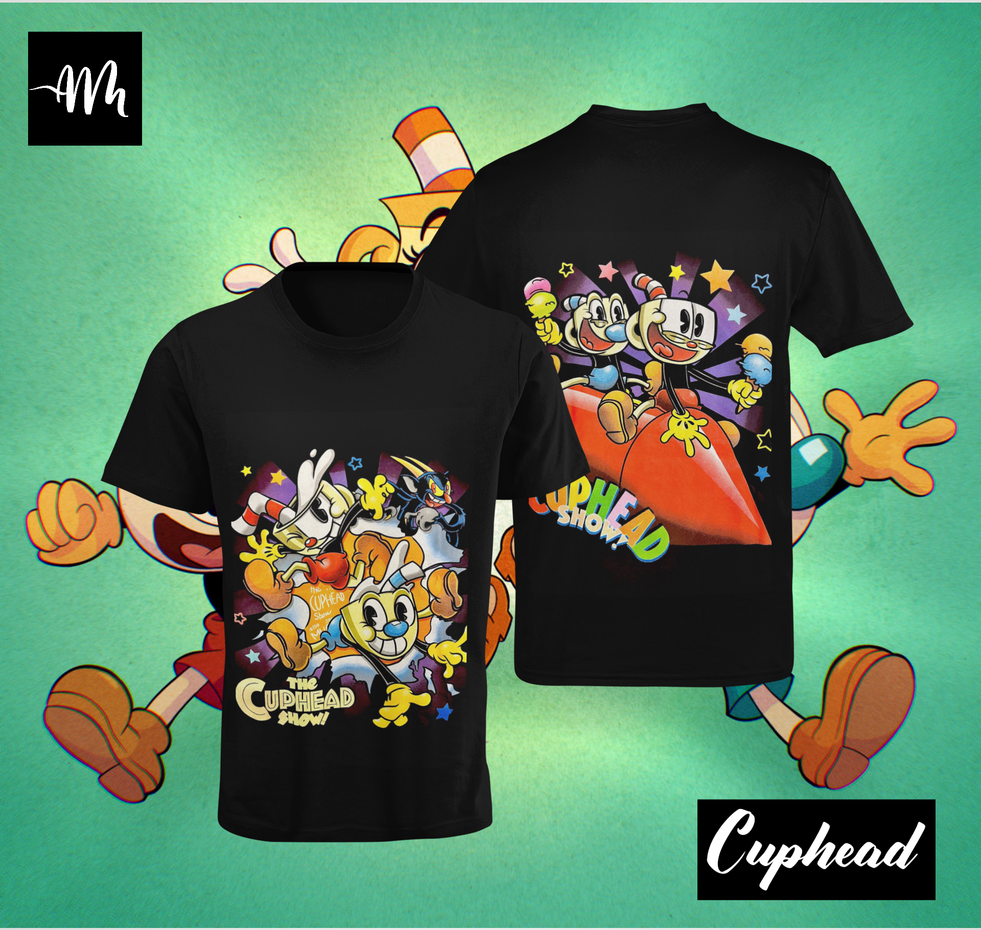 polera cuphead - amplitudmodulada