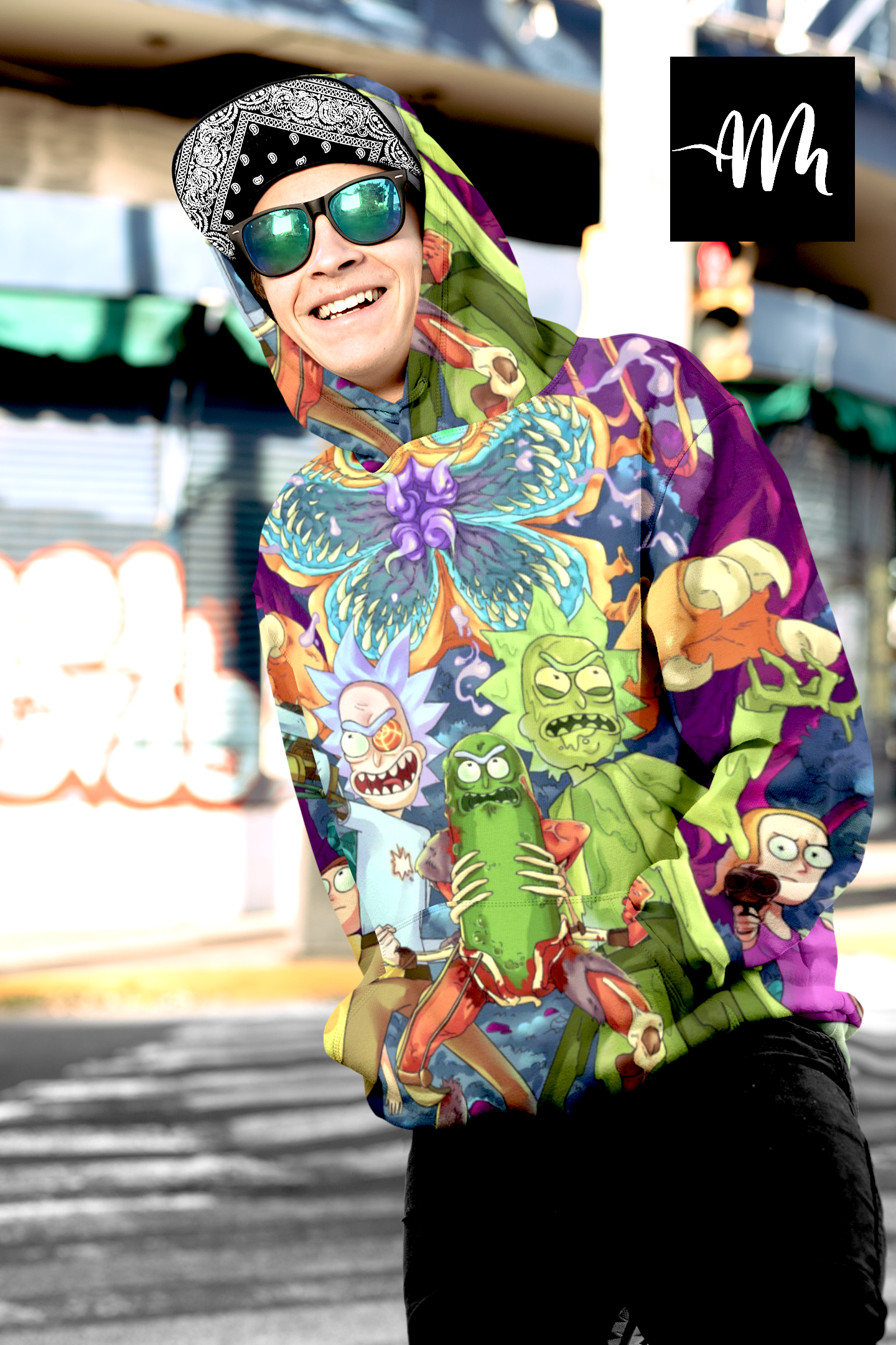 Poleron Rick and Morty Psicodelia - amplitudmodulada