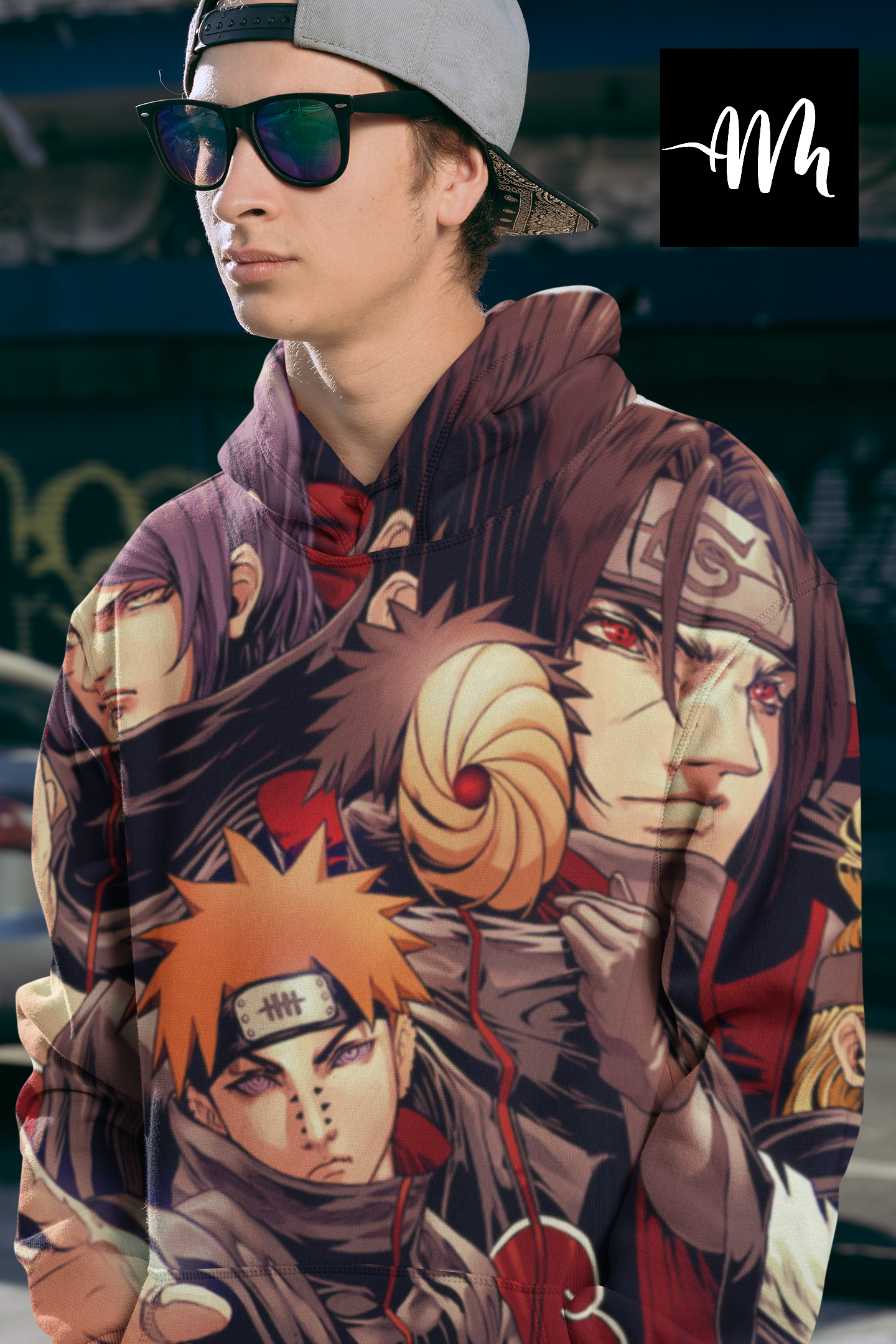 Poleron Naruto akatsuki sublimado - amplitudmodulada