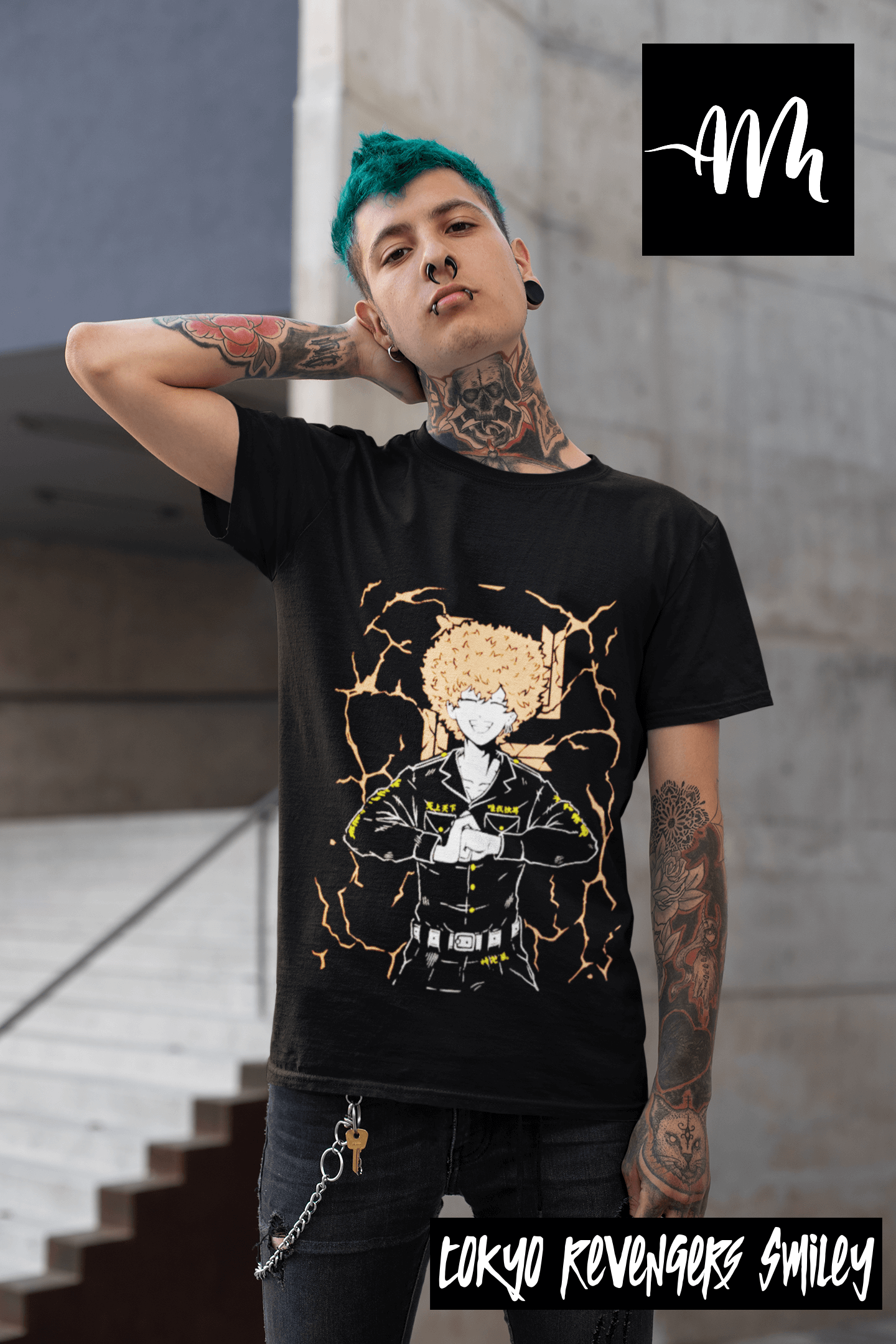 Polera Tokyo revengers Smiley - amplitudmodulada