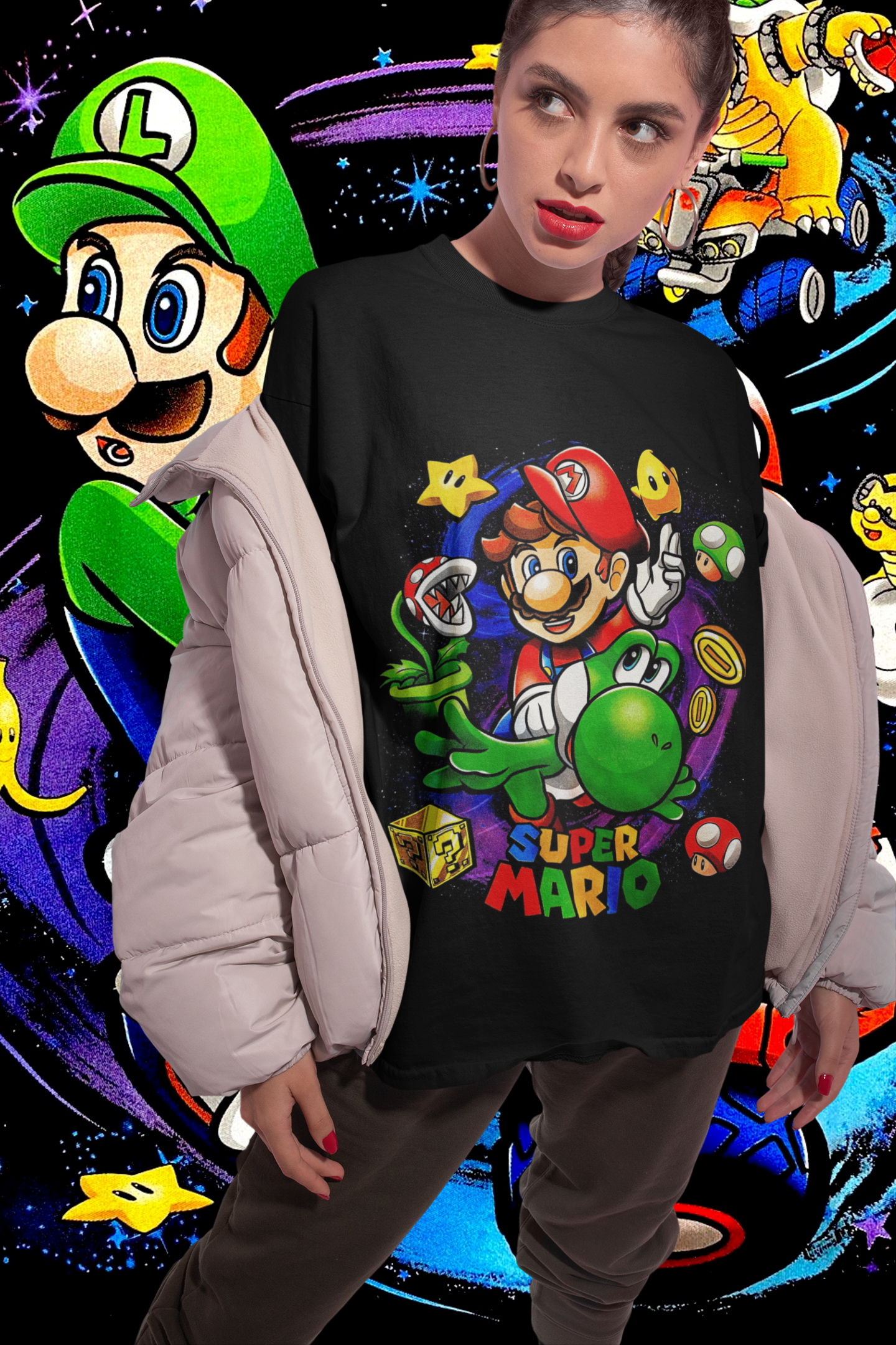 Polera Super Mario
