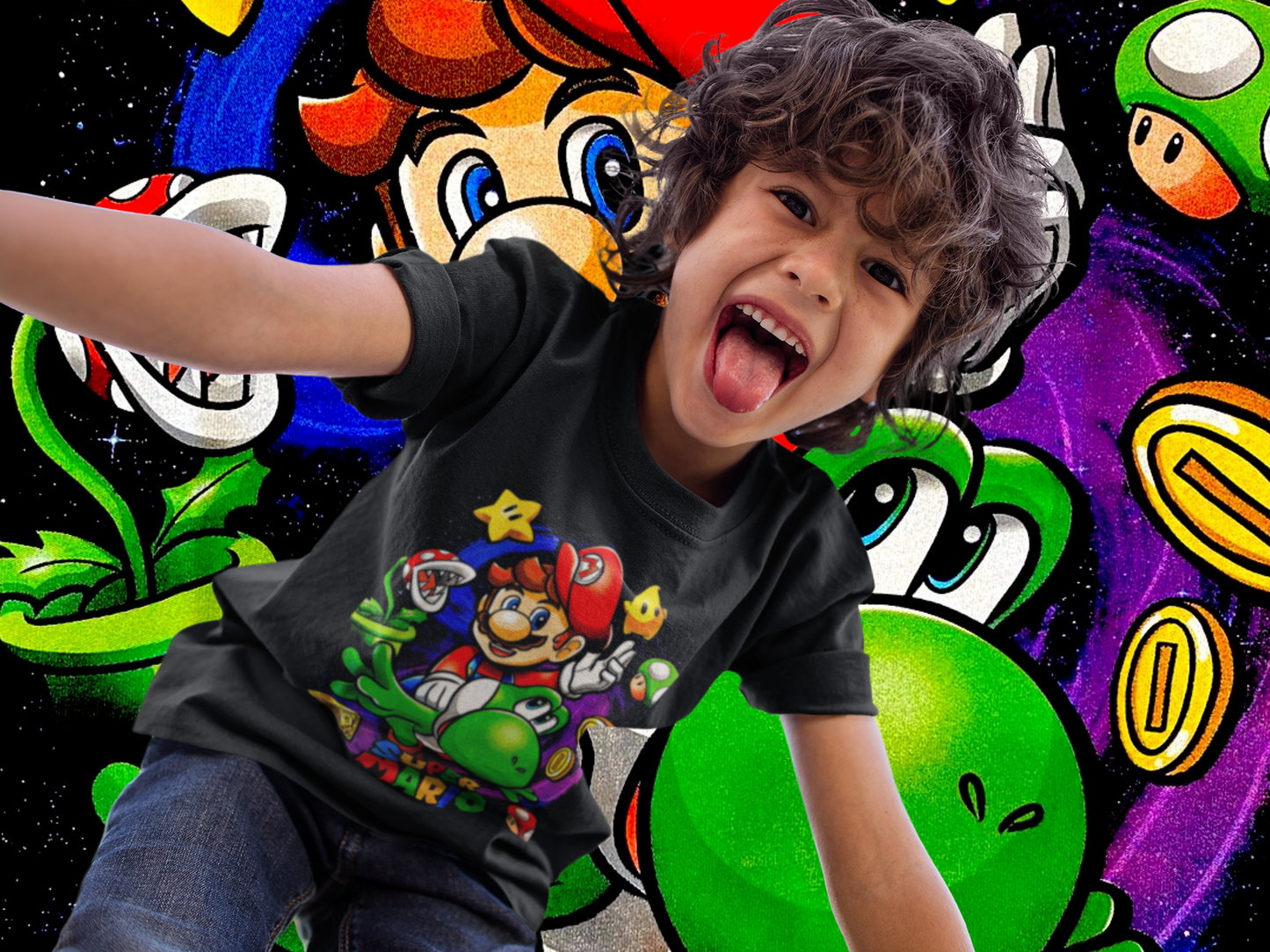 Polera Super Mario