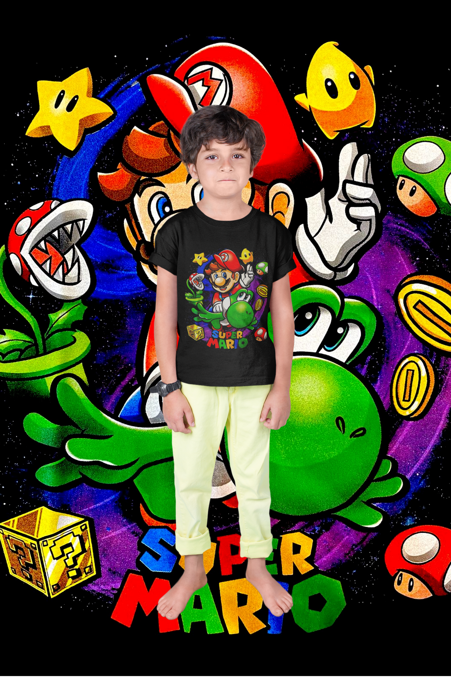 Polera Super Mario
